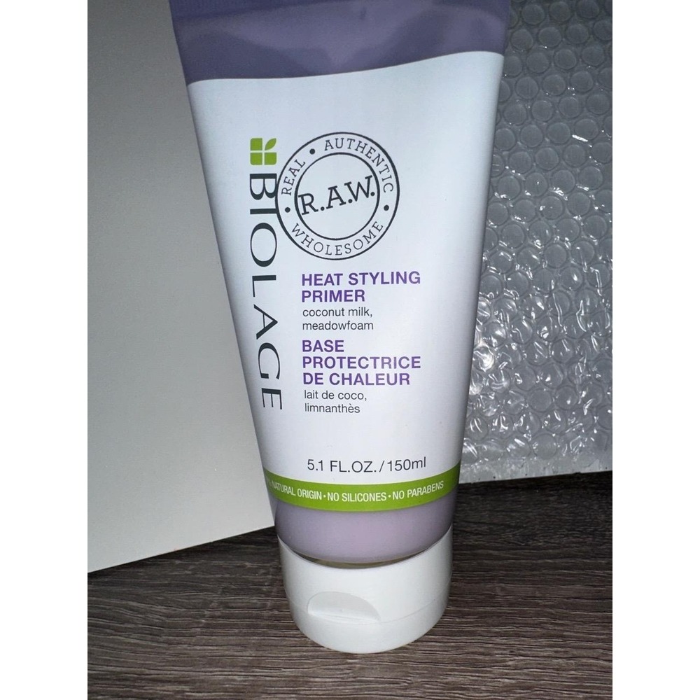Matrix BIOLAGE RAW Heat Styling Primer Heat Protection Frizz Control‎ matrix